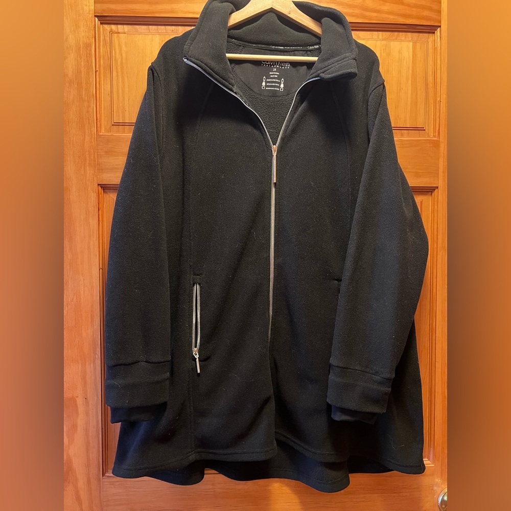 Woman's Plus Size Calvin Klein Performance Fleece Zip Up
